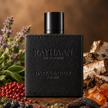 Rayhaan Dark Leather Amostra