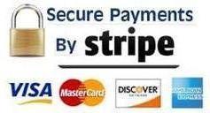 Secure Payments with all major credit cards