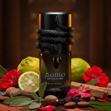 Lattafa Musamam Black Intense Amostra